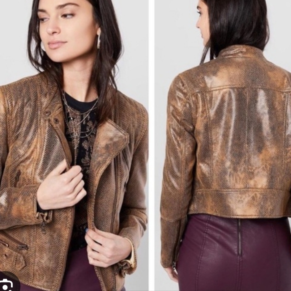 We The Free Fenix Vegan Faux Leather Moto Jacket - Picture 3 of 13